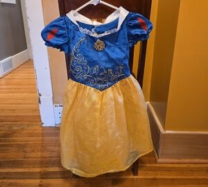 Classic Blue and Yellow Princess Costume Dress for Kids - Unbranded